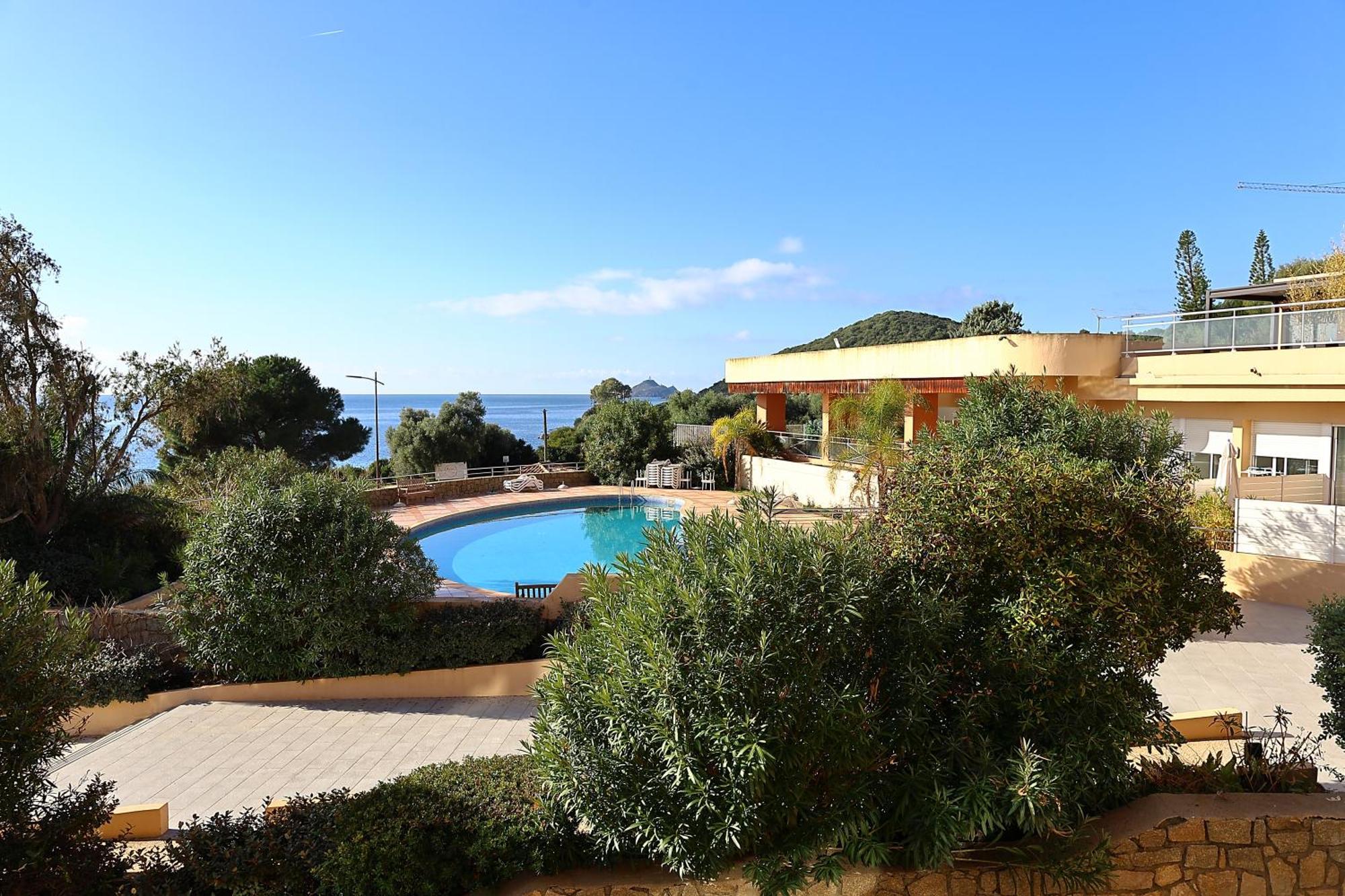 Evasion Corse - T2 Vue Mer, Piscine & Plage Ajaccio  Dış mekan fotoğraf